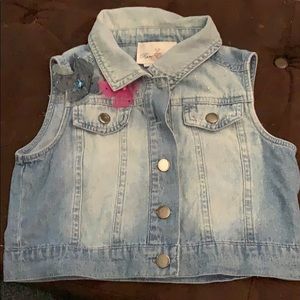 Stylish kids jean vest